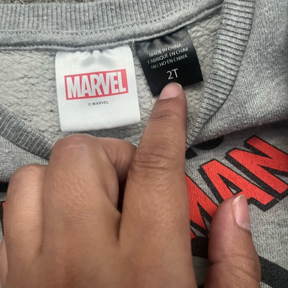 Spider-Man Marvel Toddler Warm Zip-Up Jacket and Crewneck Sweater - Picture 5 of 9